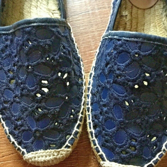 NEW  L.K. Bennett Espadrilles Navy - Picture 3 of 8